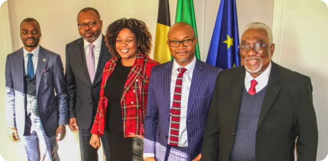 Séance préparatoire avec l'ambassade de la République de Zambie