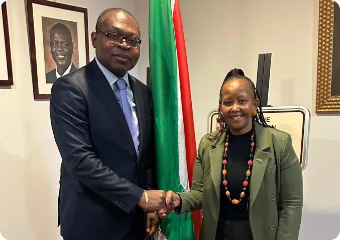 Rencontre avec S.E. Mme Tokozile Xasa