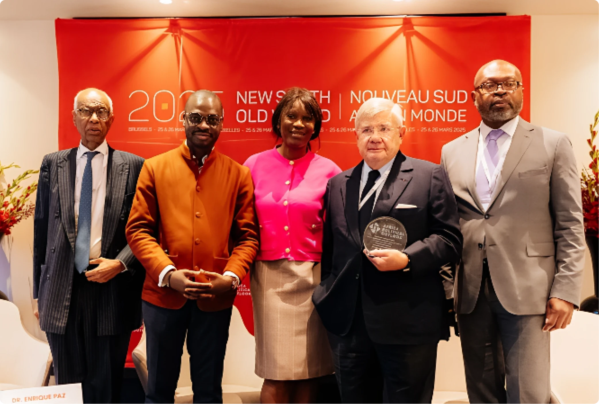 Jean-Yves Ollivier with Viwanou Gnassouna, Adebissi Djogan