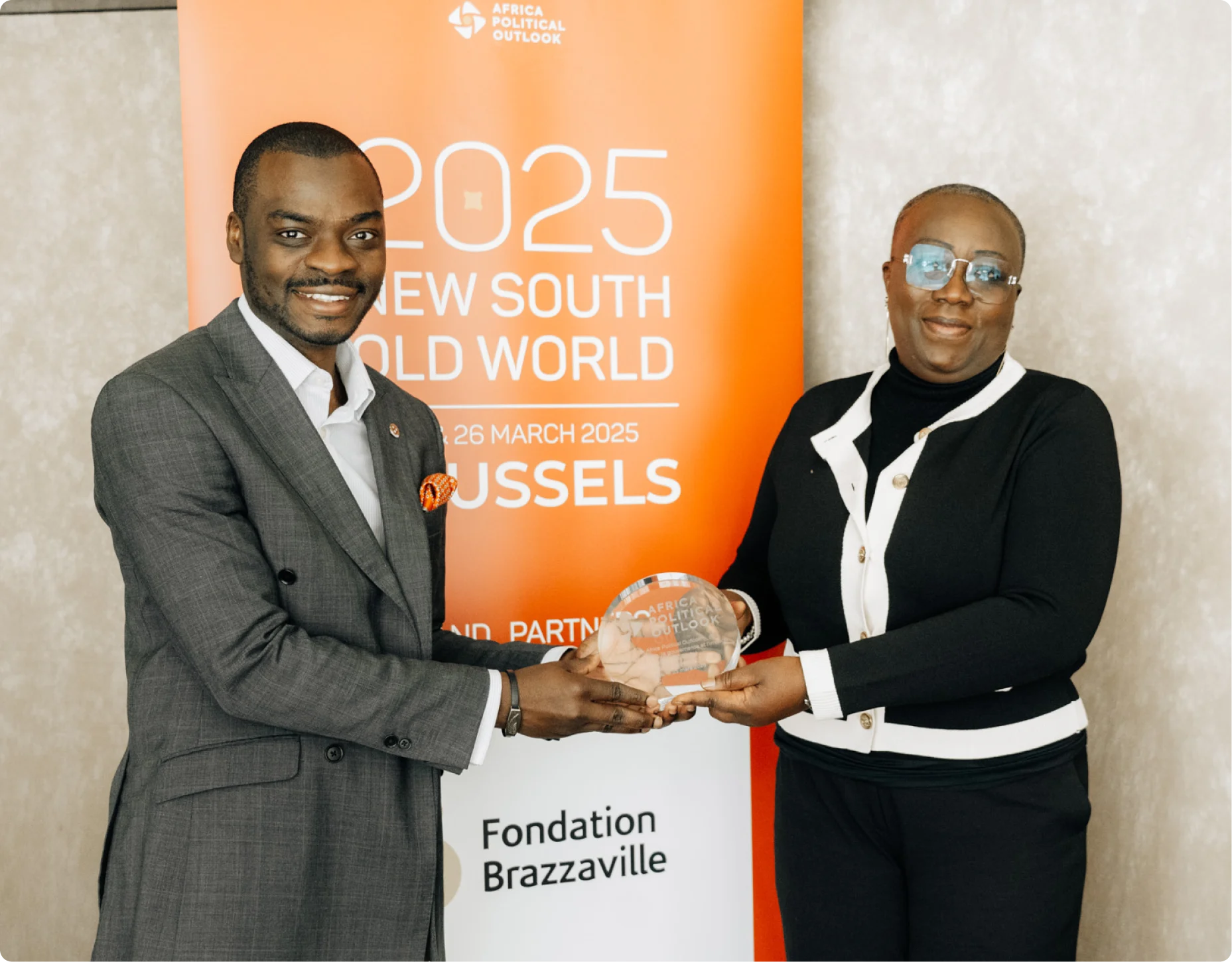 Myriam Dossou with Adebissi Djogan